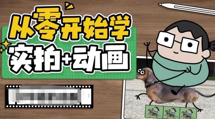 从零开始学实拍加动画，实拍加动画创意教程（49节视频课）_酷乐网