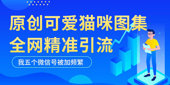 黑科技纯原创可爱猫咪图片，全网精准引流，实操5个VX号被加频繁_酷乐网