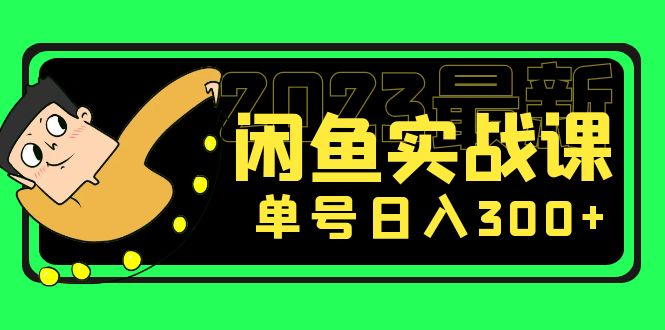 花599买的闲鱼项目：2023最新闲鱼实战课，单号日入300+（7节课）_酷乐网