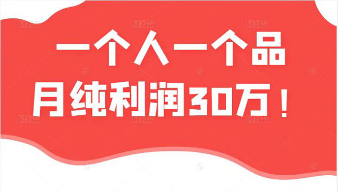 某公众号付费文章：一个人一个品月纯利润30万的蓝海电商经典案例！_酷乐网