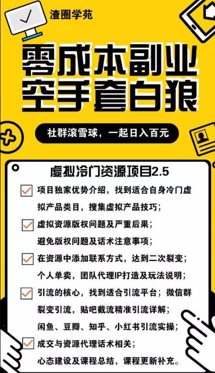 图片[2]_虚拟冷门资源项目2.5（冷门&代理玩法） 精准引流实操日赚1000+(更新中)_酷乐网