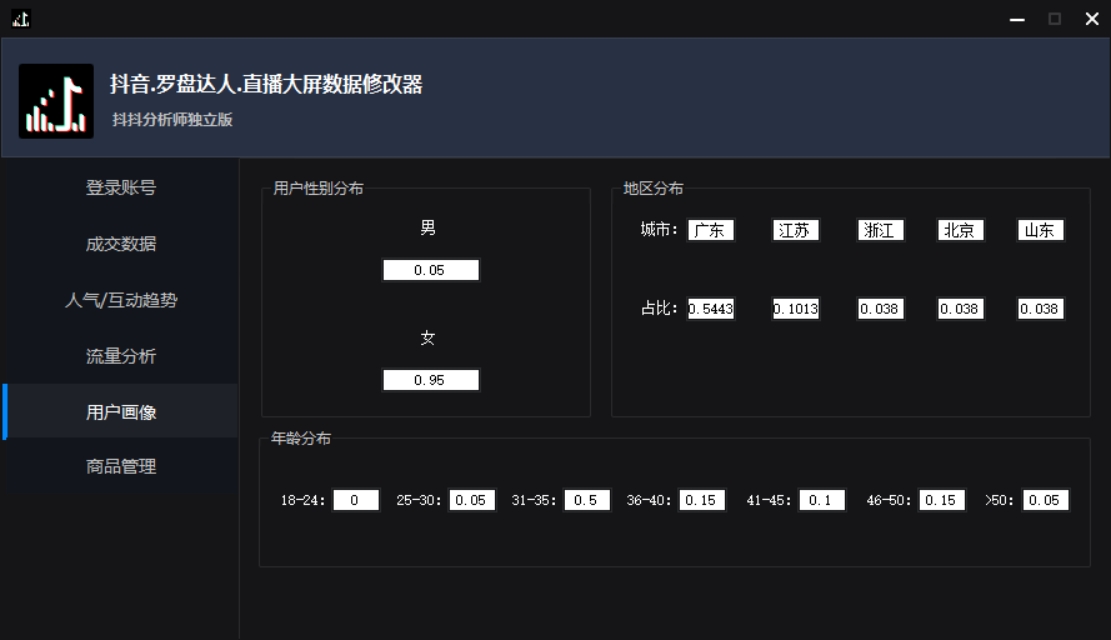 图片[7]_【抖音必备】抖抖分析师–某音直播大屏修改器 “大佬”神器【脚本+教程】_酷乐网