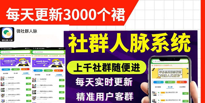 微信群采集系统，每天实时更新1000+微信群【永久免费版】_酷乐网