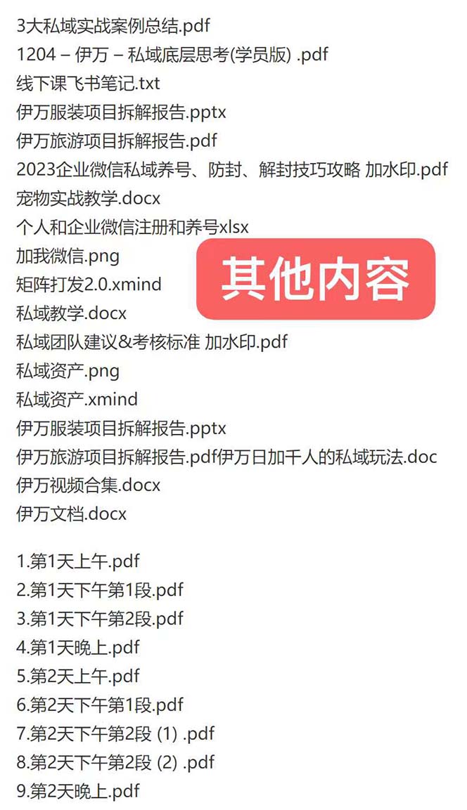 图片[2]_私域收费课程笔记：线下课录音+飞书笔记和文档PPt，私域必看！_酷乐网