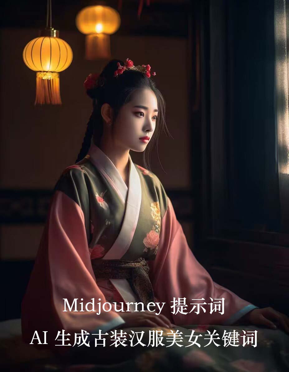 图片[2]_Midjourney关键词-AI生成中国风古装汉服美女人像提示关键词_酷乐网