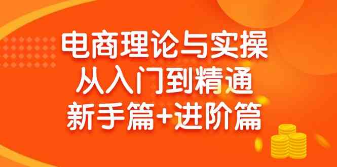 电商理论与实操从入门到精通 新手篇+进阶篇_酷乐网