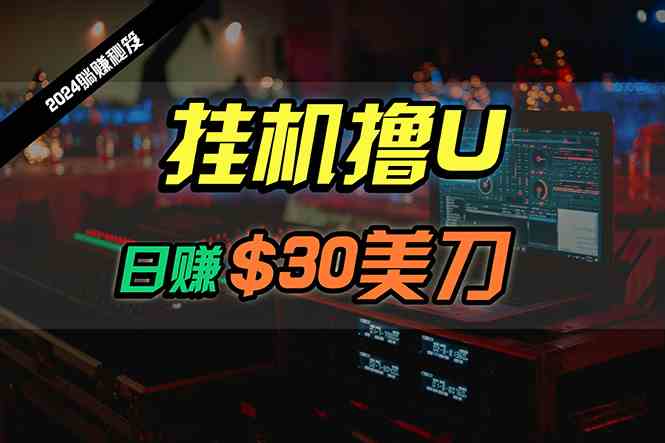 日赚30美刀，2024最新海外挂机撸U内部项目，全程无人值守，可批量放大_酷乐网