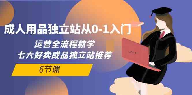 成人用品独立站从0-1入门，运营全流程教学，七大好卖成品独立站推荐-6节课_酷乐网