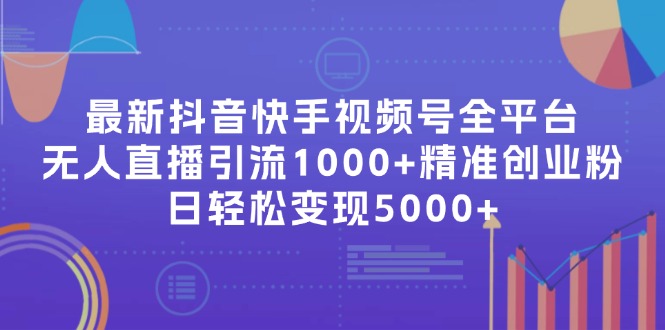 最新抖音快手视频号全平台无人直播引流1000+精准创业粉，日轻松变现5000+_酷乐网